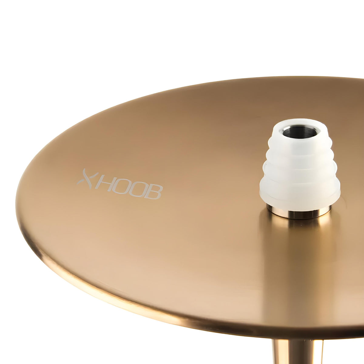 Hoob Go On Bronze Hookah tray featuring the Hoob logo detail
, image 6 of 7