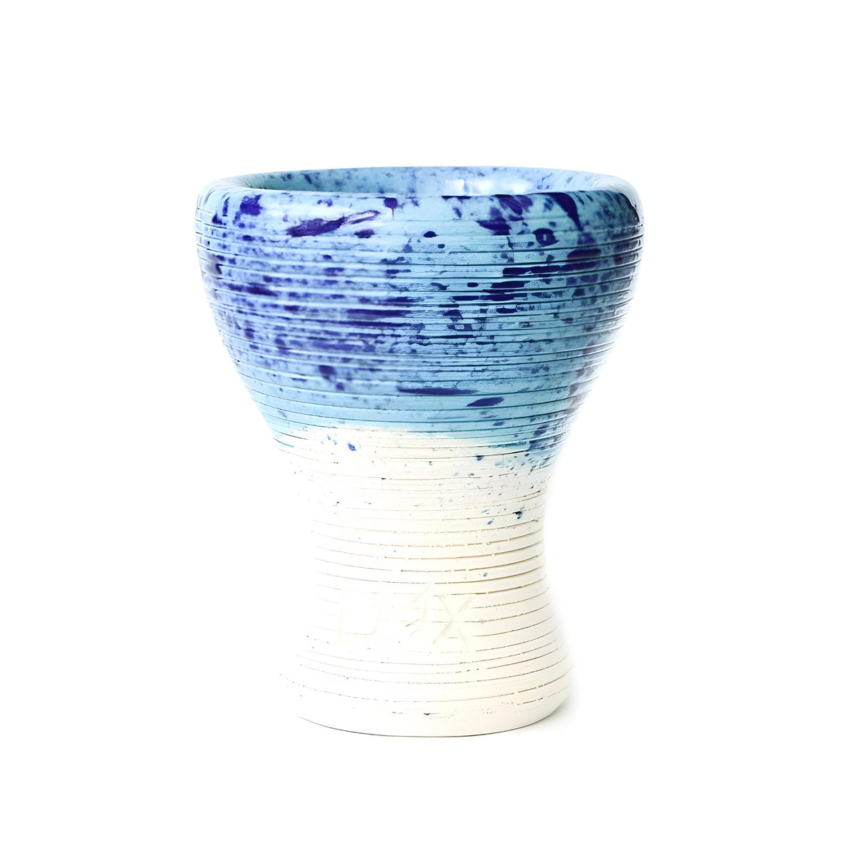 Light Blue Fox Turkish Hookah Shisha Bowl with Rounded Design
, image 6 of 8