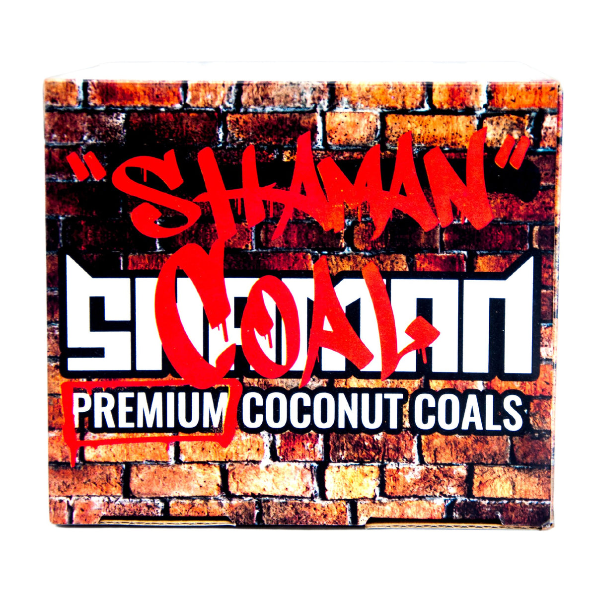 Shaman Fingers Premium Coconut Charcoal packaging with graffiti-style branding, image 6 of 11