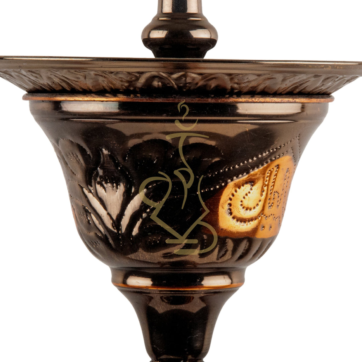 Close-up of Khalil Mamoon 1566 Oxide Mismatch Hookah Tray Showing Intricate Patterns, image 10 of 21