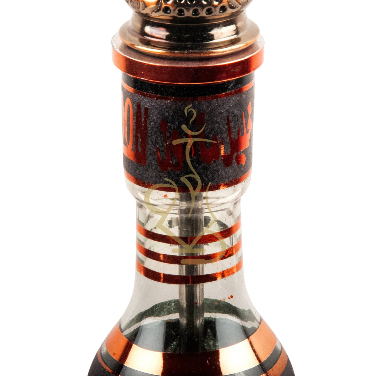 Detailed View of Khalil Mamoon 1566 Oxide Mismatch Hookah Neck with Oxide Finish, image 13 of 21
