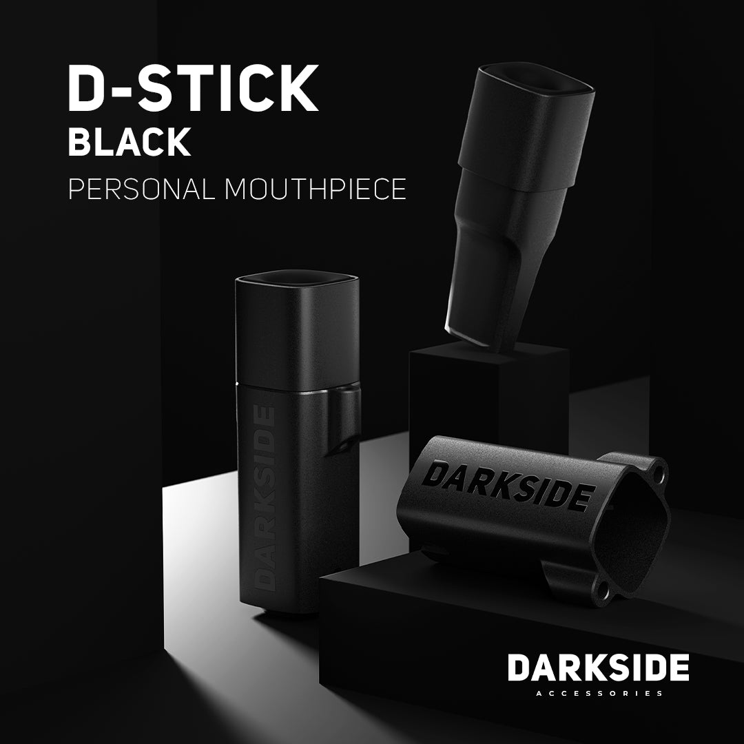 Darkside D-Stick black personal mouthpiece with magnetic case