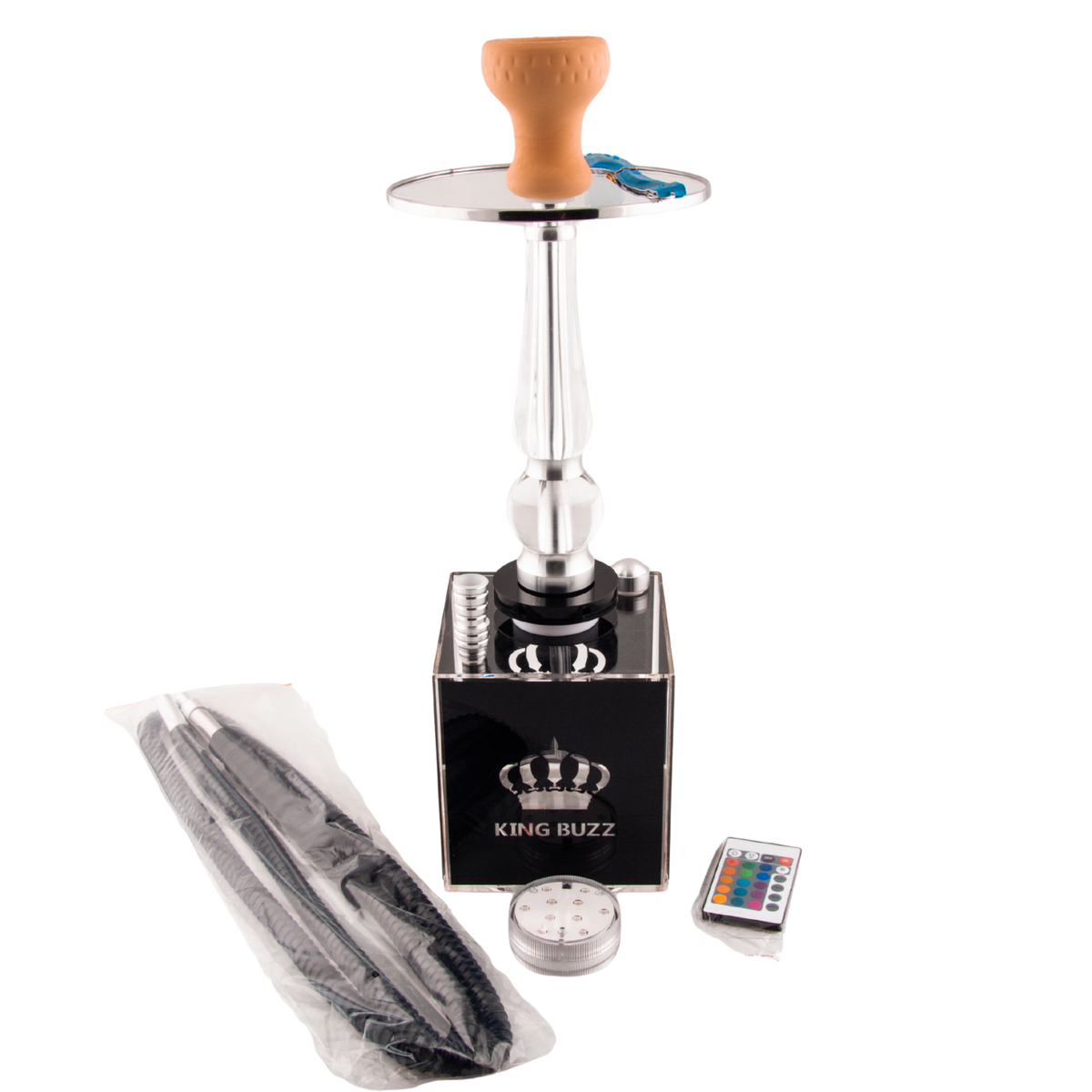 King Buzz Cube 50 cm LED Shisha Kit, image 4 of 22