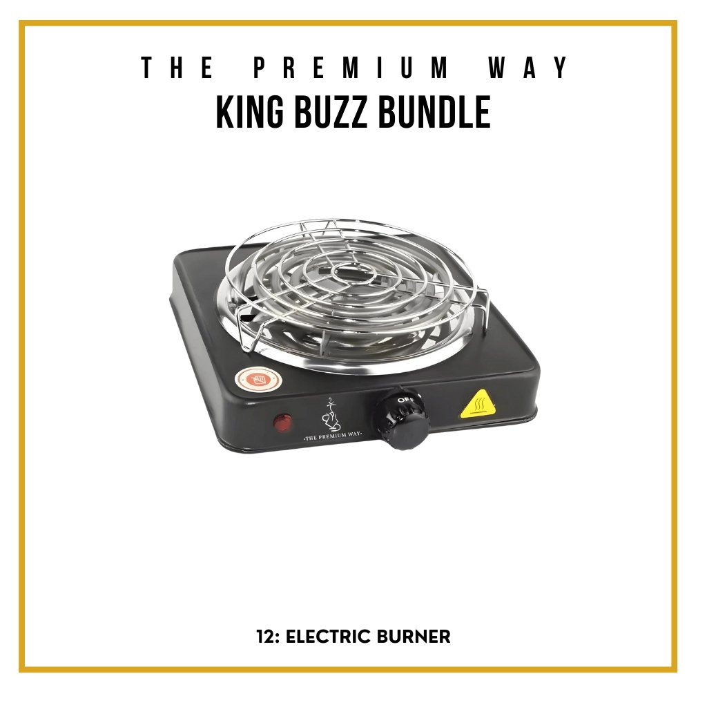 King Buzz Beginner Shisha Kit 52cm, image 12 of 13