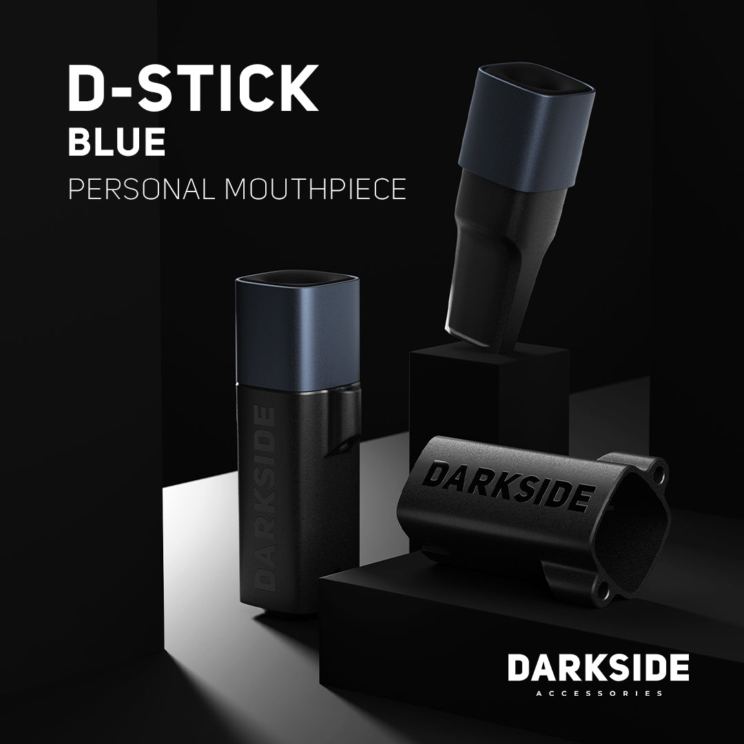 Darkside D-Stick blue personal mouthpiece with magnetic case