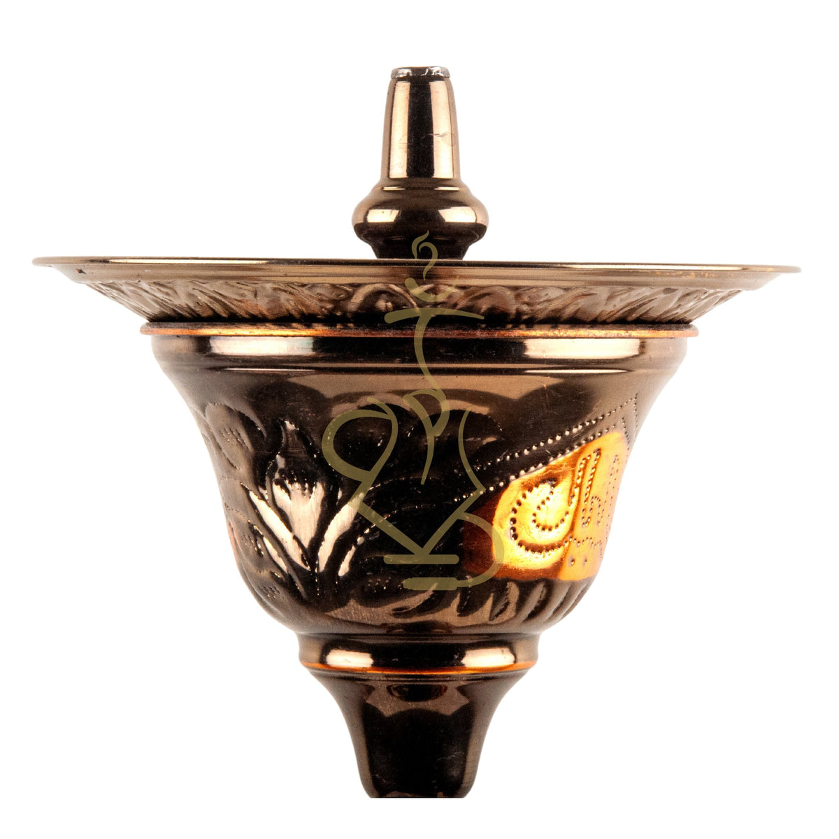 Detailed Shot of Khalil Mamoon 1566 Oxide Mismatch Hookah Stem Connector, image 19 of 21