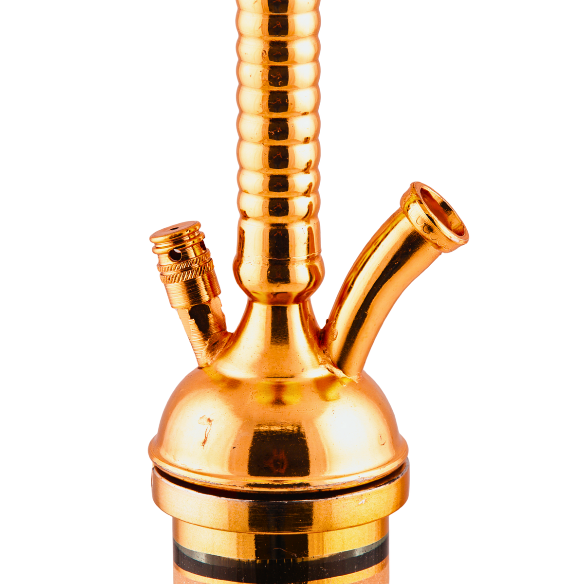 Khalil Mamoon Ringmaster 1144 Gold Shisha Pipe, image 14 of 16
