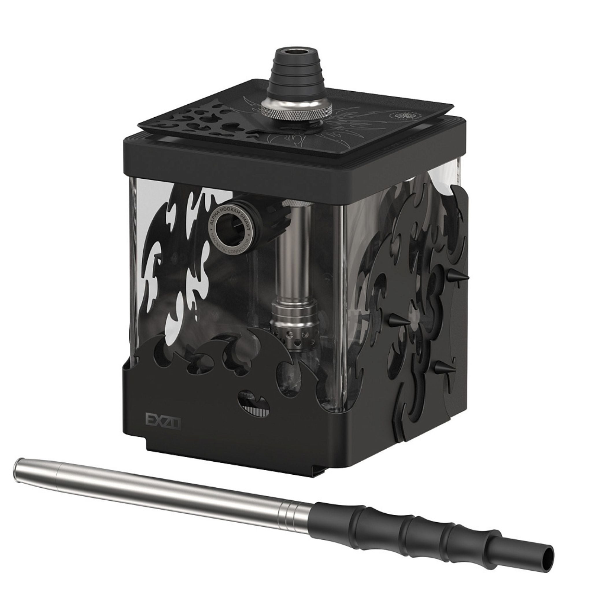Alpha Hookah Smart Box EXZO - Tribal Black