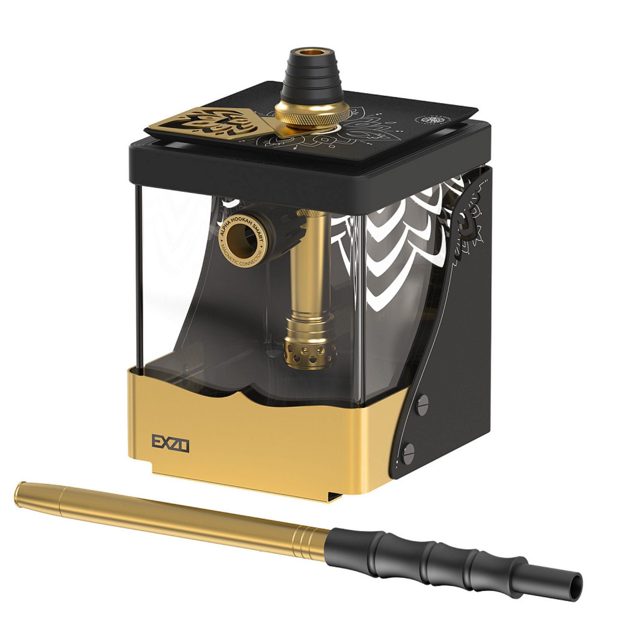 Alpha Hookah Smart Box EXZO - Gold