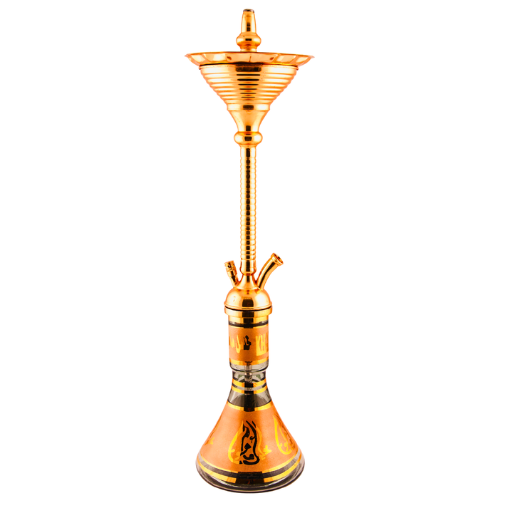 Khalil Mamoon Ringmaster 1144 Gold Shisha Pipe
