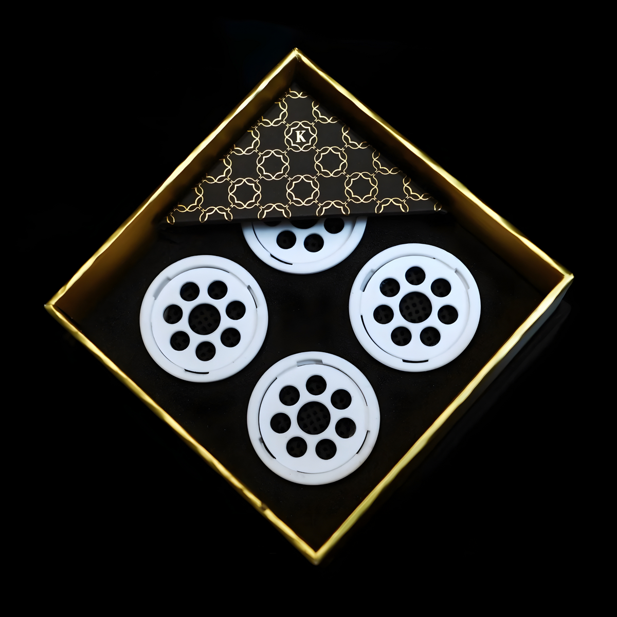 Four Kaloud Ayara large replacement carbon filters in retail pouch, image 9 of 10