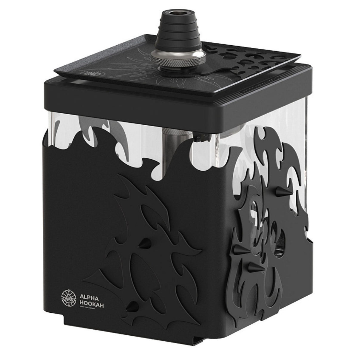 Alpha Hookah Smart Box EXZO - Tribal Black, image 2 of 7
