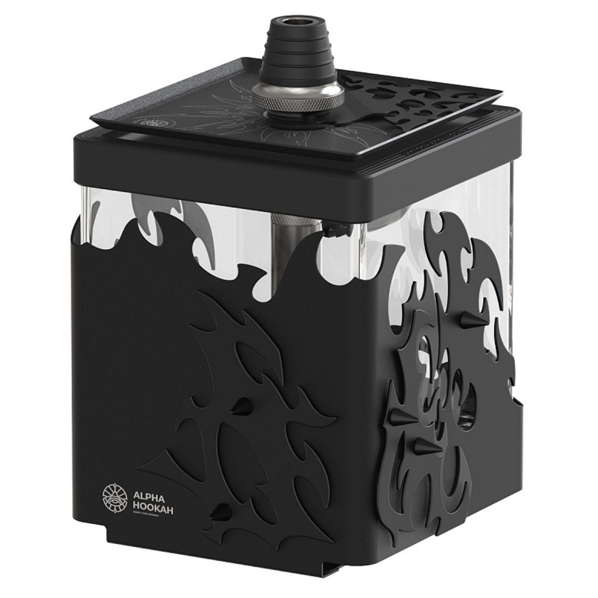 Alpha Hookah Smart Box EXZO - Tribal Black