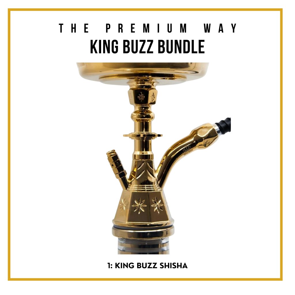 King Buzz Beginner Shisha Kit 52cm, image 3 of 13