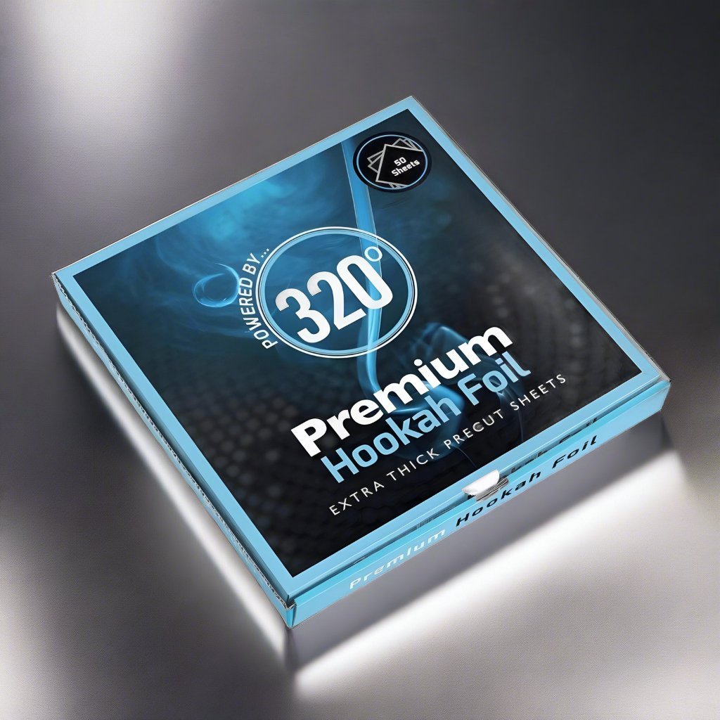 320° - 320° Heavy Duty Hookah/Shisha Foil Sheets (Pre-Cut) - The Premium Way, image 7 of 17