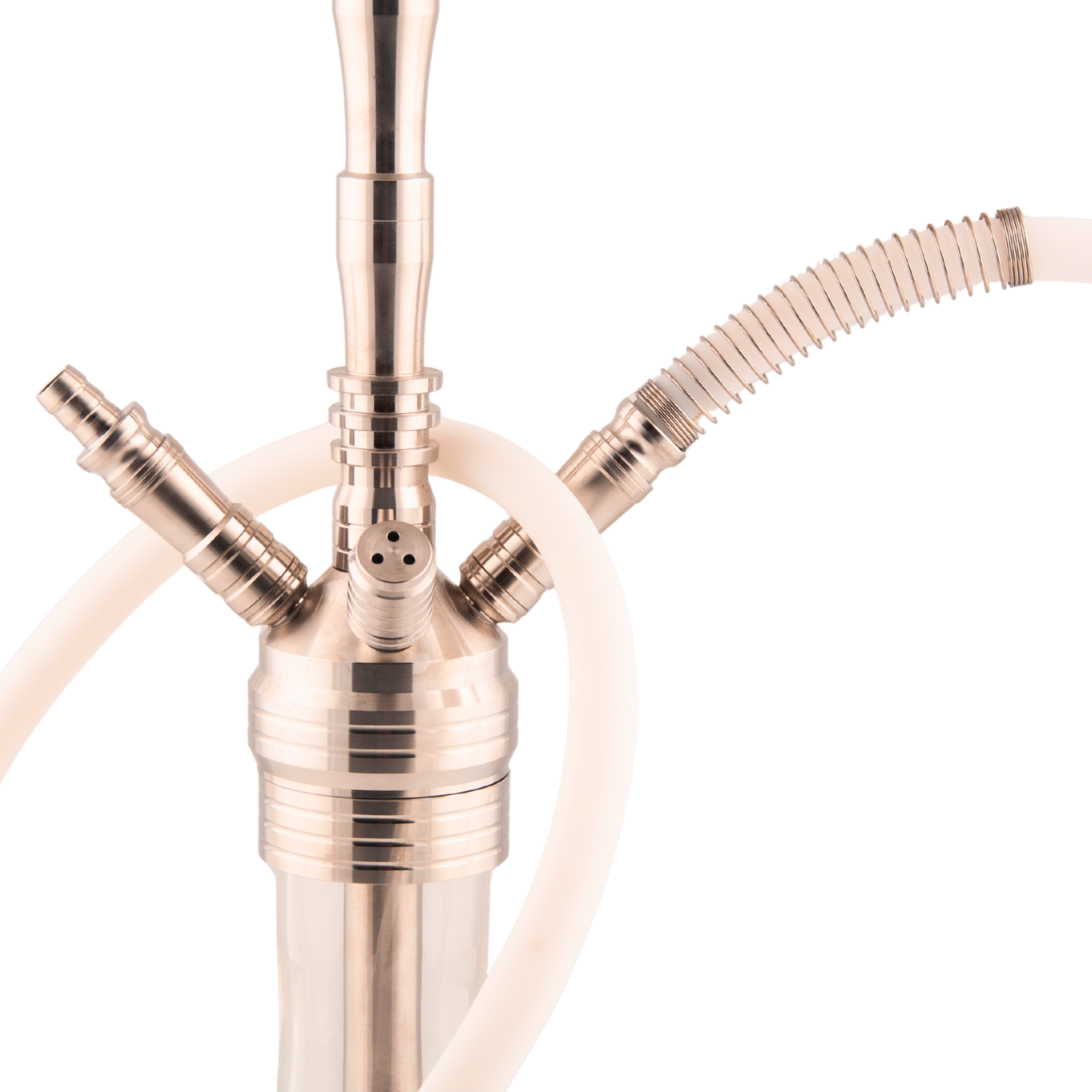 ADMY Multi-Hose Stainless Hookah, Threaded Base – 74 cm 6