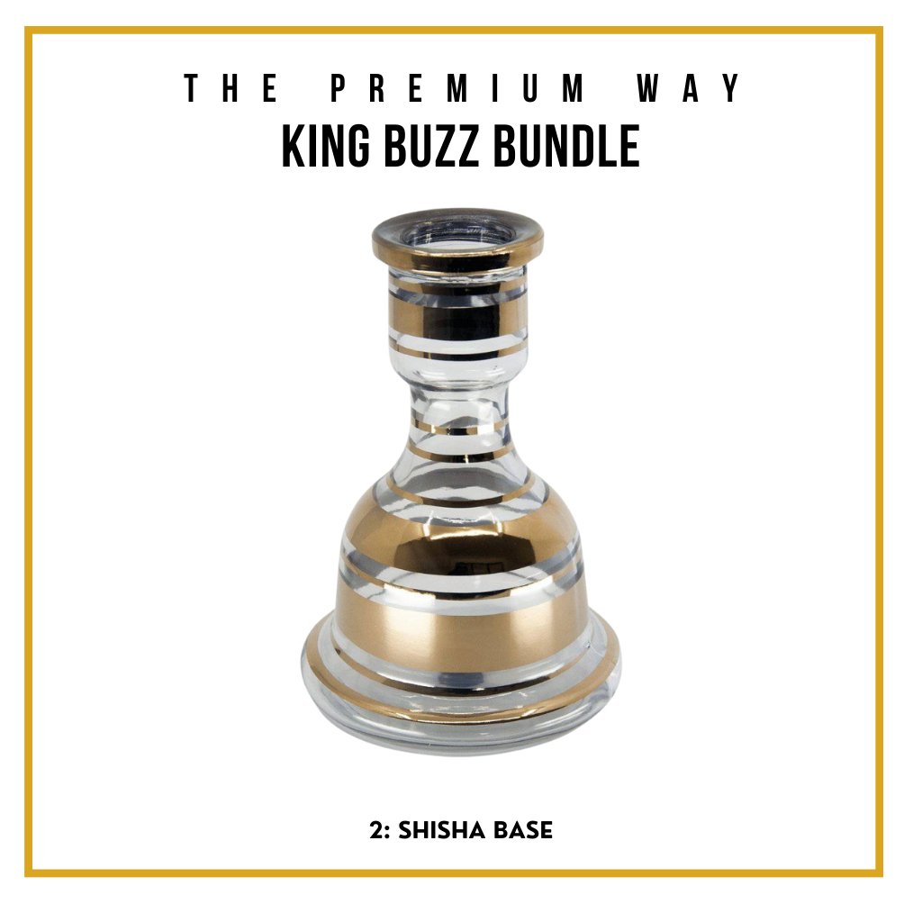 King Buzz Beginner Shisha Kit 52cm, image 4 of 13