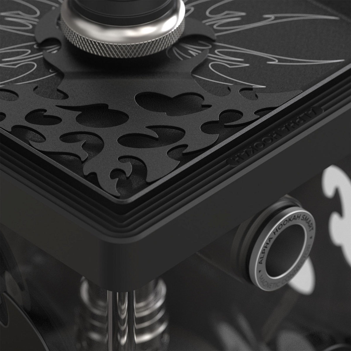 Alpha Hookah Smart Box EXZO - Tribal Black, image 4 of 7