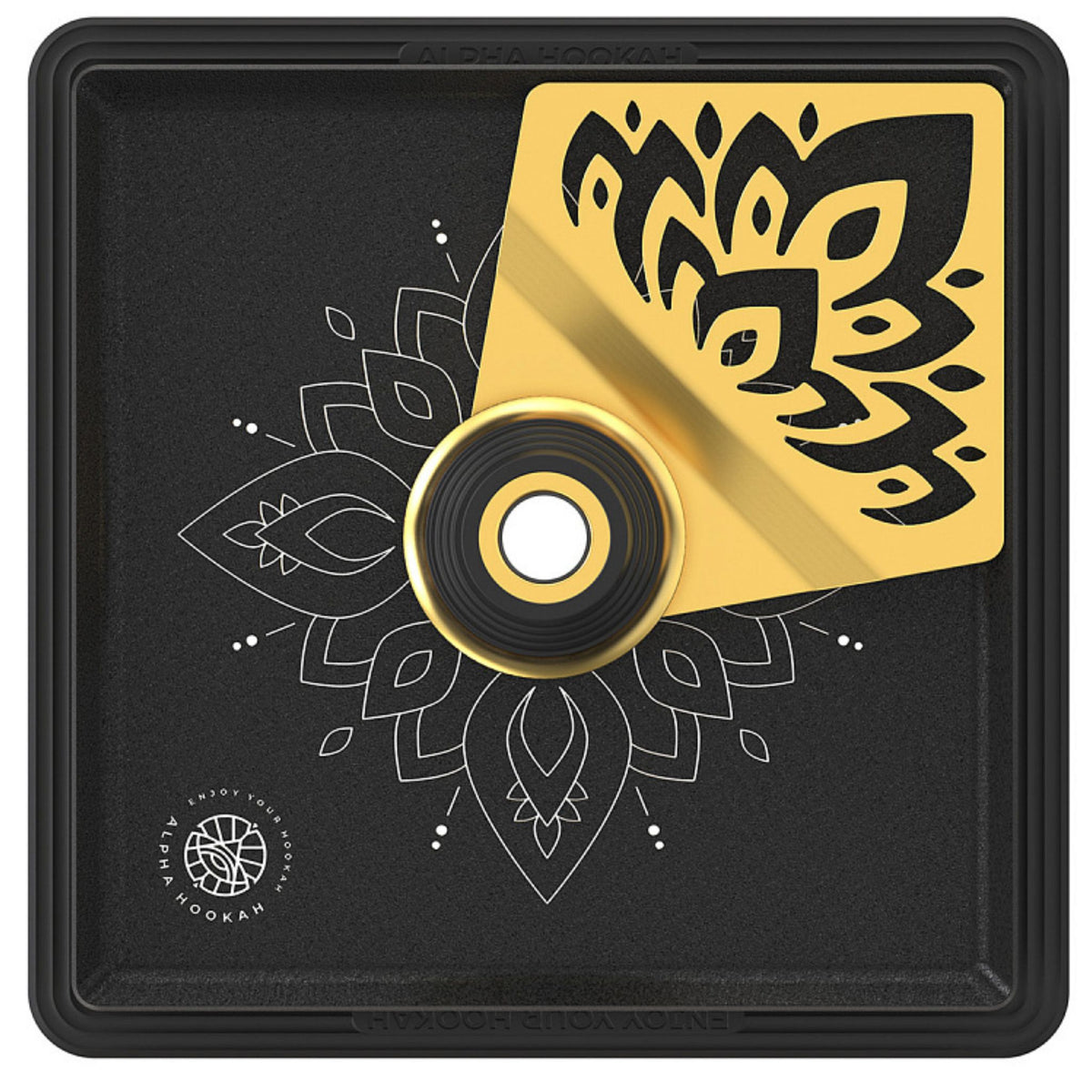 Alpha Hookah Smart Box EXZO - Gold, image 5 of 5