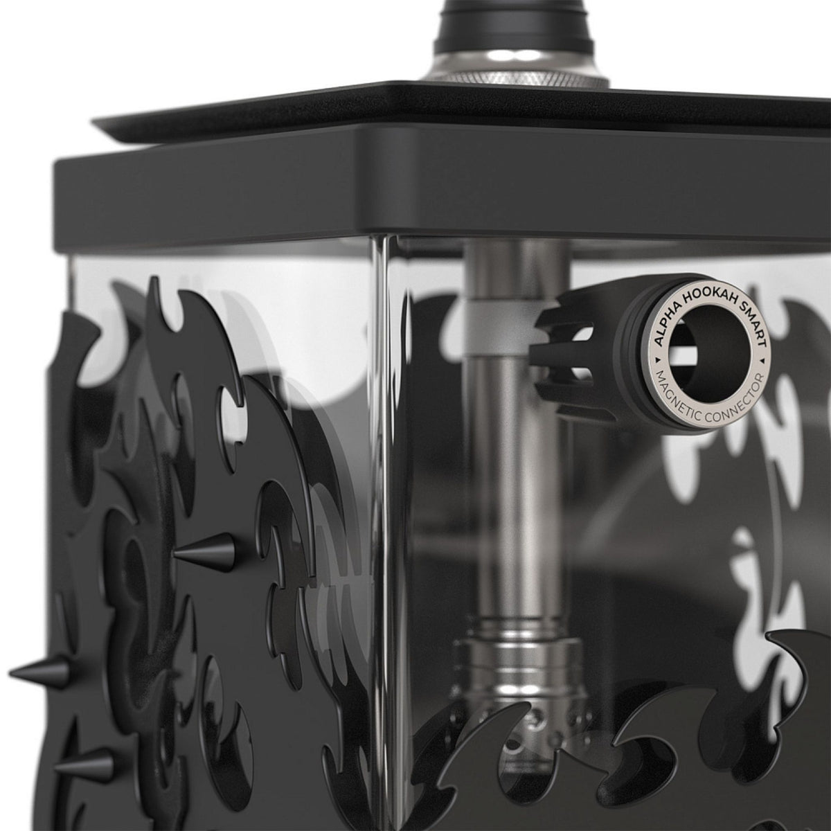 Alpha Hookah Smart Box EXZO - Tribal Black, image 5 of 7