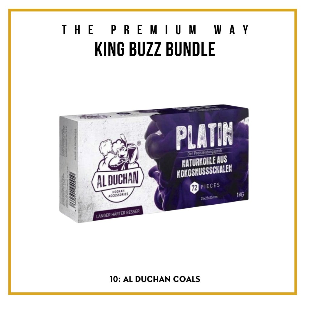 King Buzz Beginner Shisha Kit 52cm, image 10 of 13