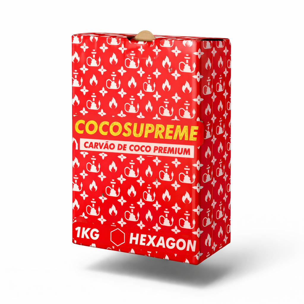 Cocosupreme Hexagon Coconut Shisha Charcoal, image 7 of 7