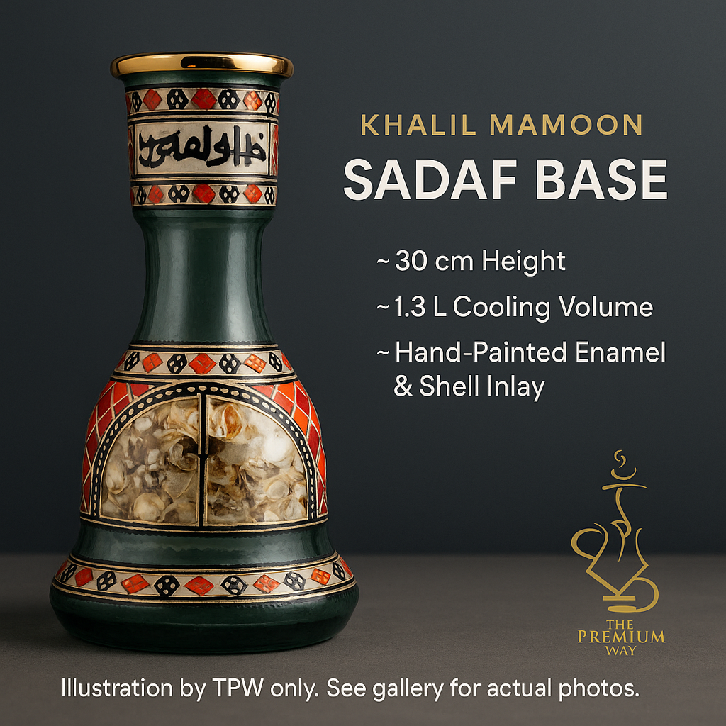 Khalil Mamoon Large Sadaf 30cm Base – Hand-Worked Shell Inlay, 45 mm Neck