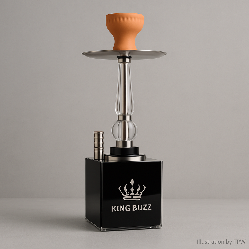 King Buzz 50cm Cube Shisha with Diffuser & LED Light 3
