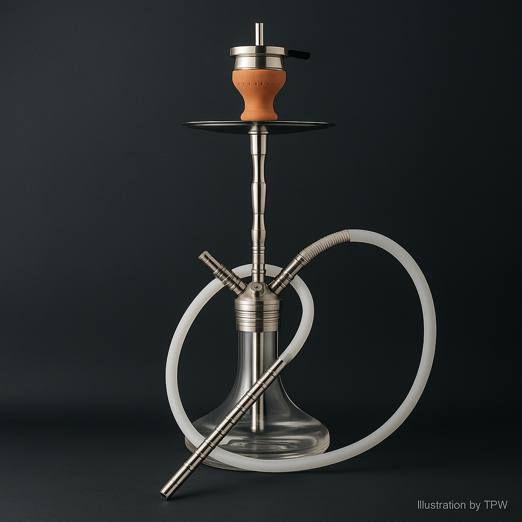 ADMY Stainless Multi-Hose Shisha Pipe 74 cm Model: 355, image 8 of 29