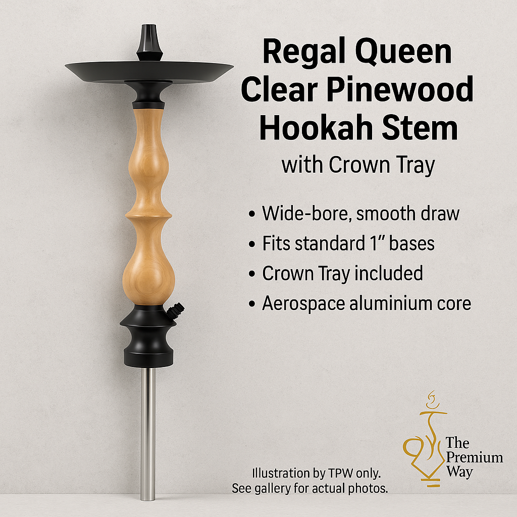 Regal Queen Pinewood Stem – 71 cm, Crown Tray Included
