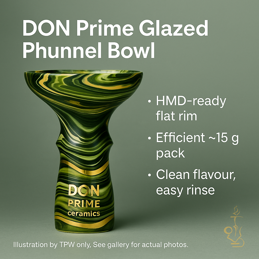 DON Prime Glazed Phunnel Shisha Bowl, image 3 of 9