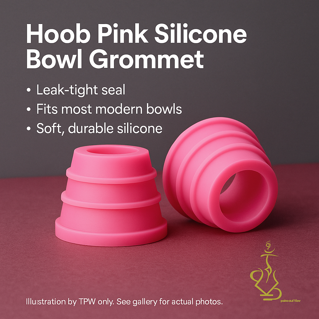 Hoob Silicone Bowl Grommet – Pink, Universal Fit