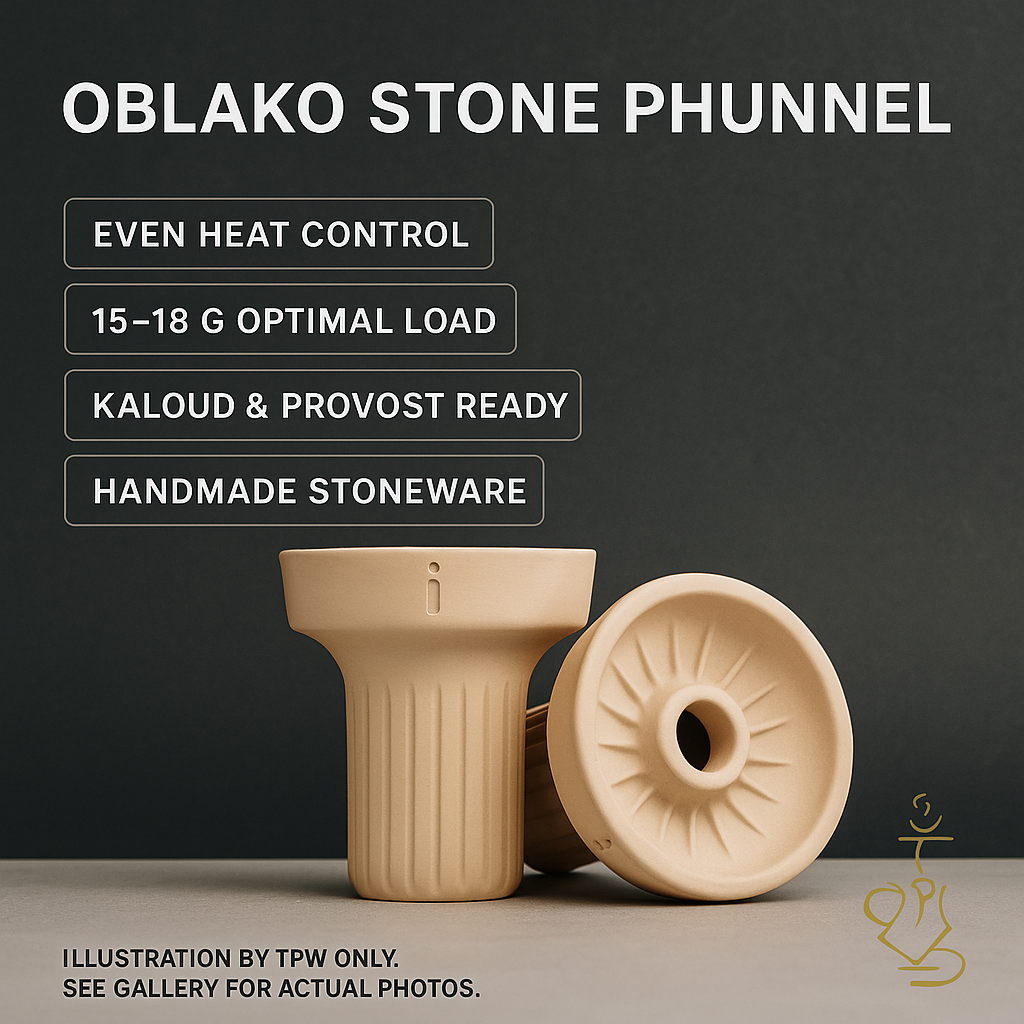 Oblako Stone Phunnel — Handmade Stoneware, 17–21 g Load, HMD Ready