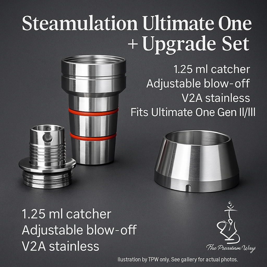 Ultimate One Gen II & Gen III + Upgrade Set by Steamulation – V2A Stainless
