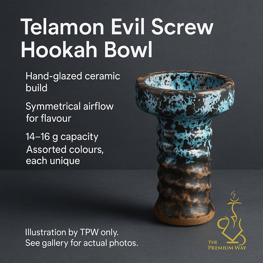 Telamon Evil Screw Egyptian Shisha Bowl, image 3 of 4