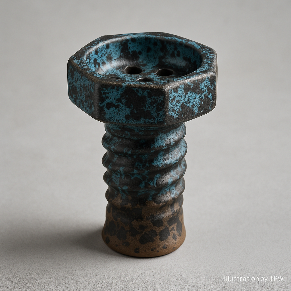 Telamon Evil Screw Egyptian Shisha Bowl, image 4 of 4