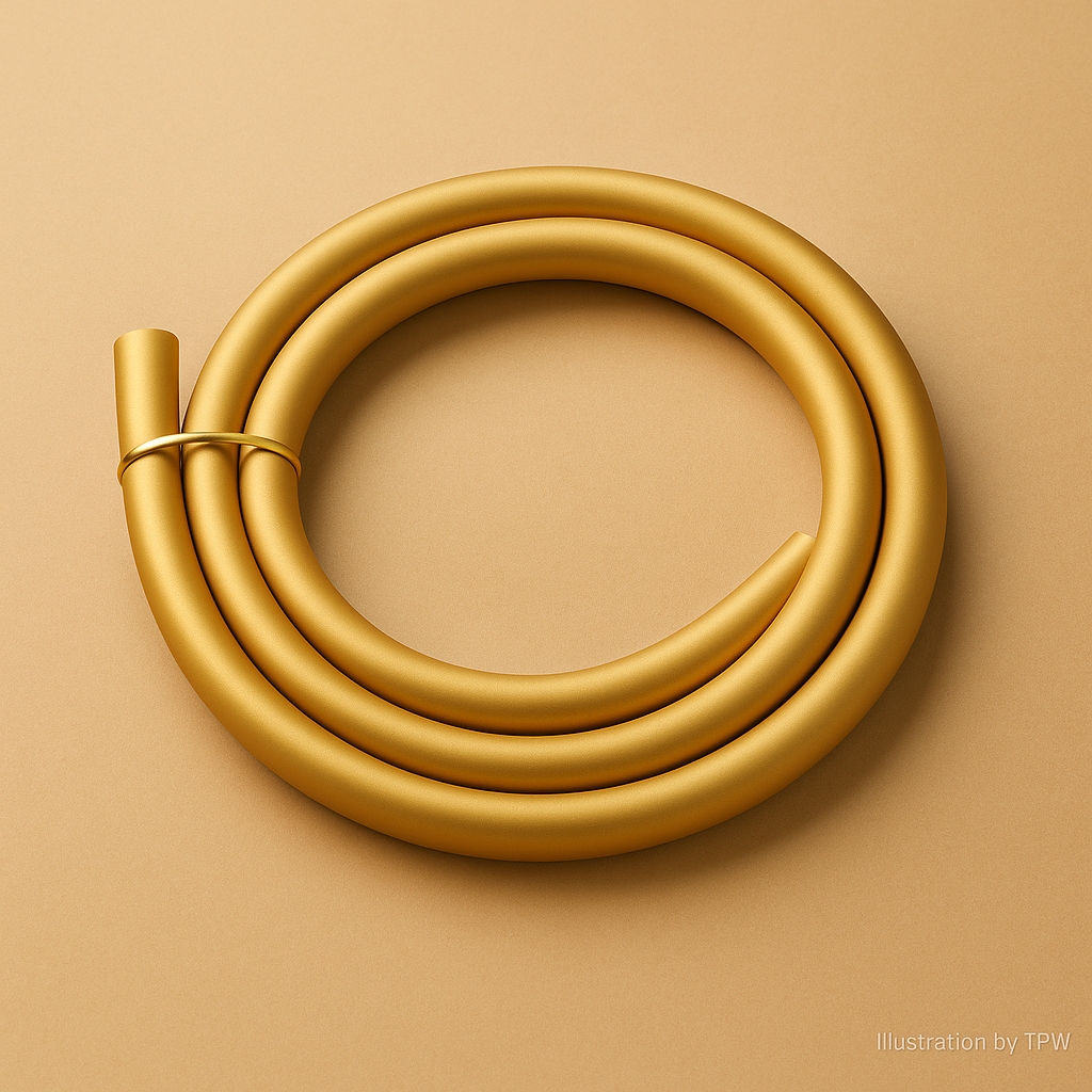 Caesar Soft-Touch Silicone Hose – Gold, 1.5 m, 11 mm ID 3