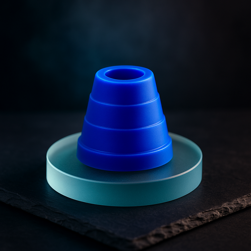 Blue Silicone Hookah Bowl Grommet — Hoob, universal fit for a leak-free seal
