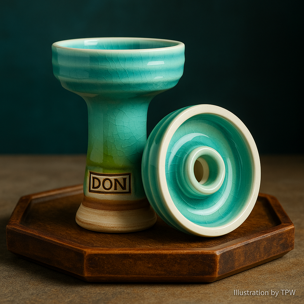 DON Destiny Hookah Bowl — fully glazed, Lotus-fit phunnel