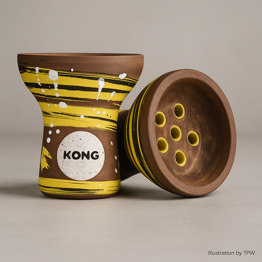 Kong Turkish Boy Ceramic Shisha Bowl, image 4 of 7
