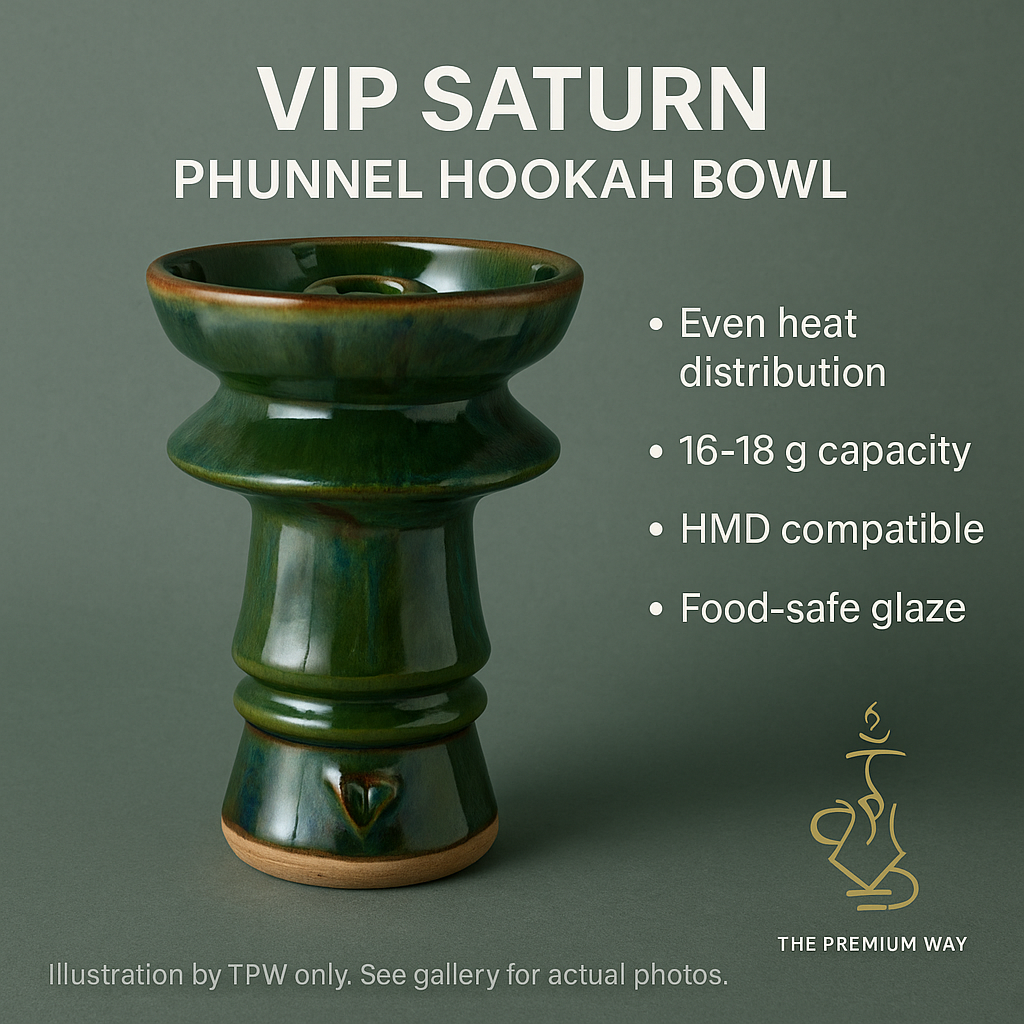 VIP Handmade Saturn Phunnel – Turkish Stoneware, Clean Flavour