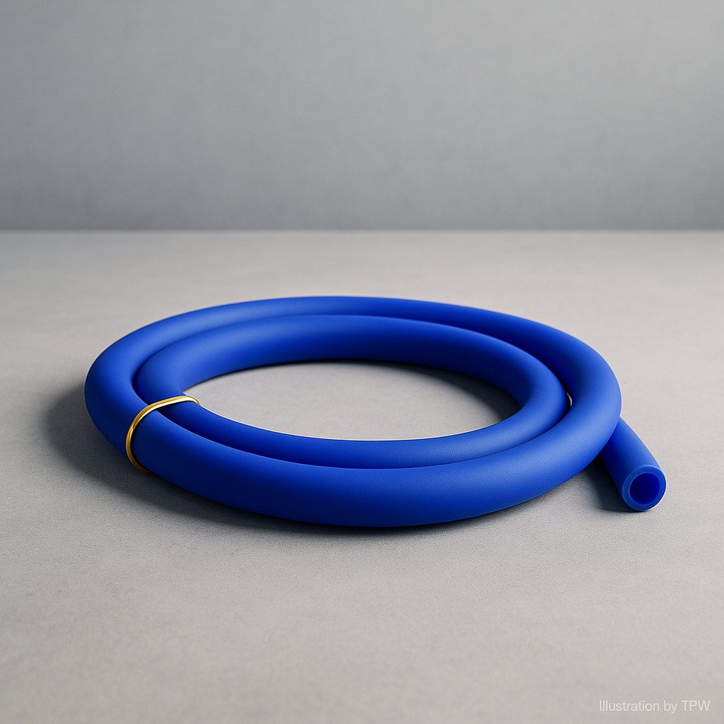 Essentials Blue Silicone Shisha Hose, image 2 of 5