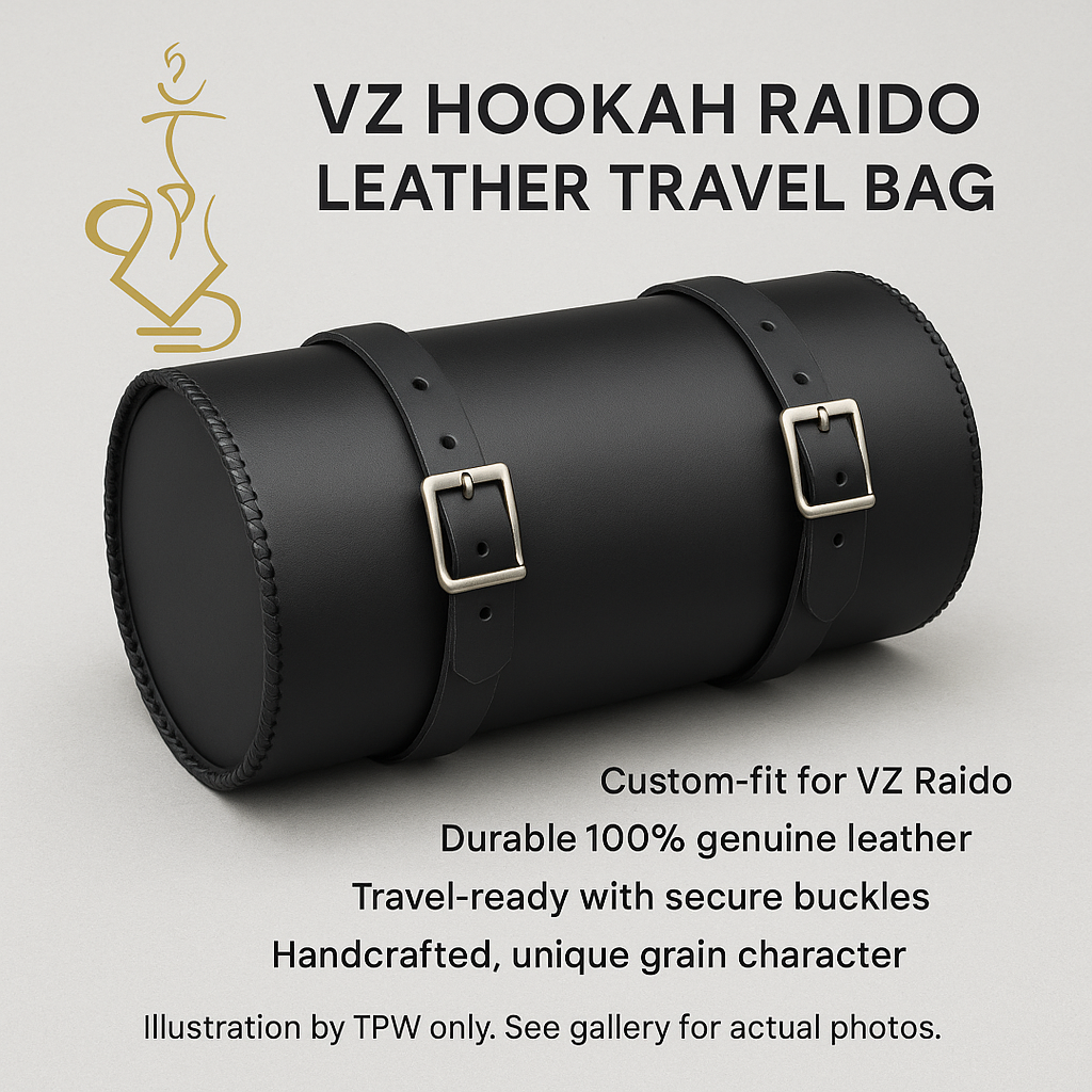 VZ Hookah Raido Bag – Handcrafted Genuine Leather 3