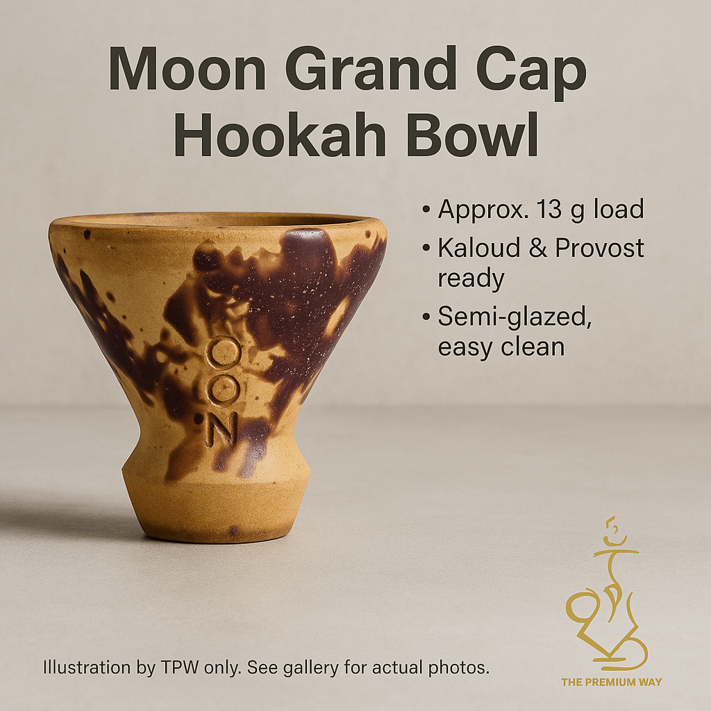 Moon Grand Cap Bowl – 13 g semi-glazed, HMD-ready