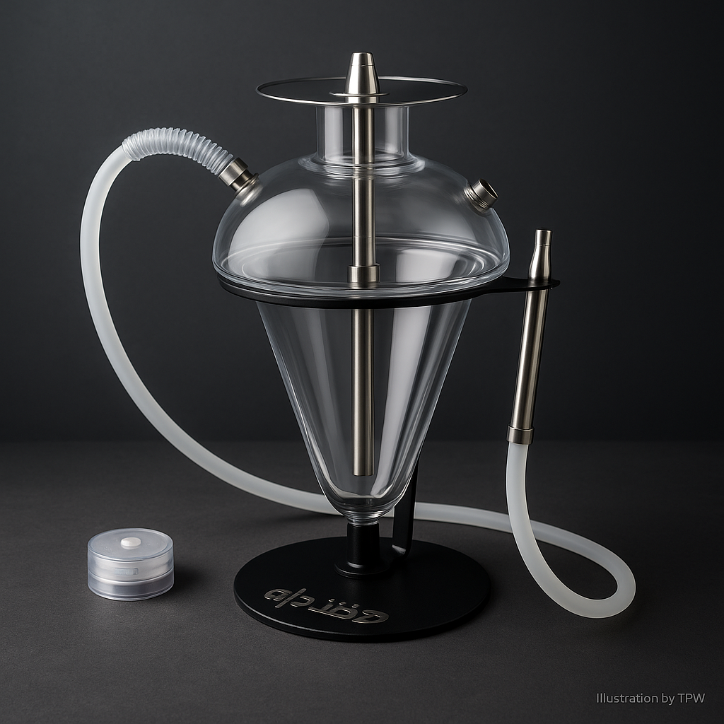 Oduman N5-Z Glass Shisha – 47 cm, Diffuser, LED Puck 3
