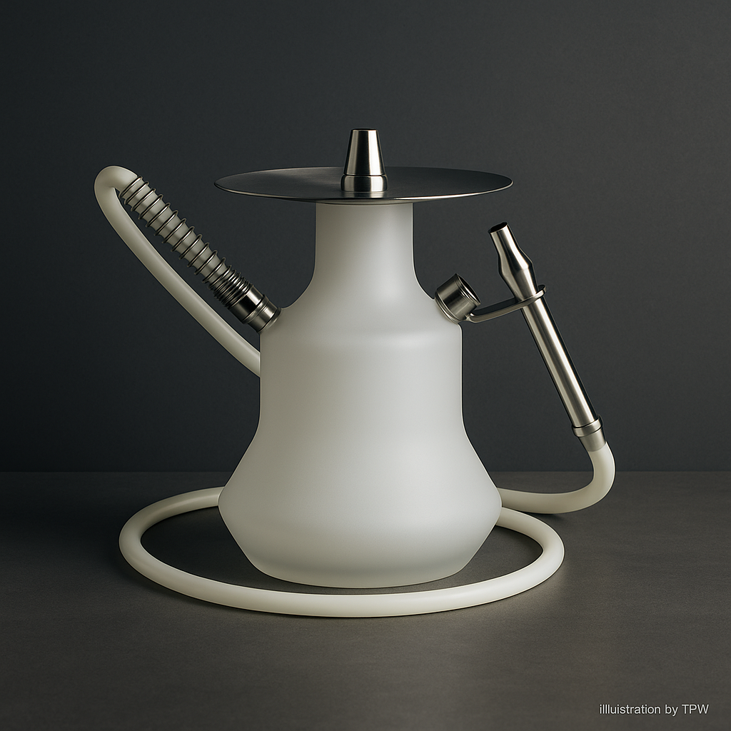 Oduman N4 Matt Glass Hookah – LED Base, Diffuser, 28 cm 3