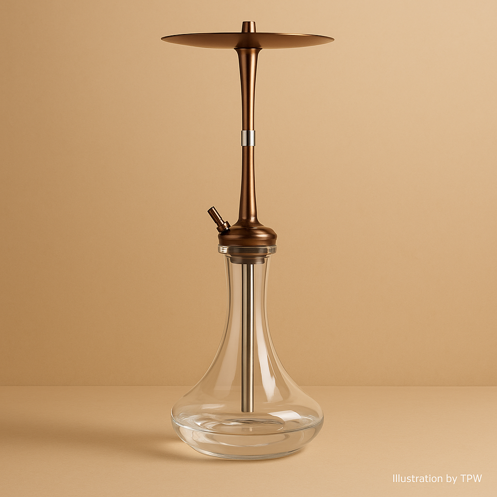 Hoob Go On Bronze Stainless Steel Shisha Pipe, image 4 of 7