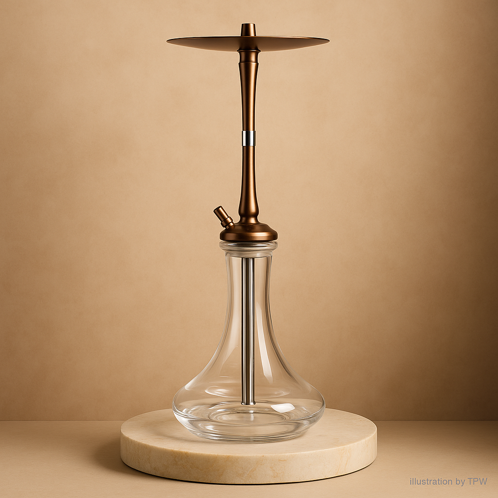 Hoob Go On Bronze Stainless Steel Shisha Pipe, image 2 of 7