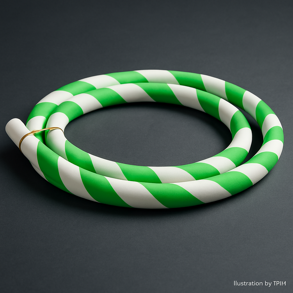 Caesar Silicone Hose (Green-White) – 1.5 m, Soft-Touch 3