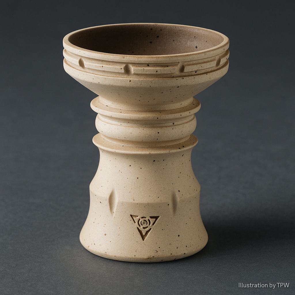 Tuan Mini Killer Unglazed Stoneware Shisha Bowl, image 4 of 12